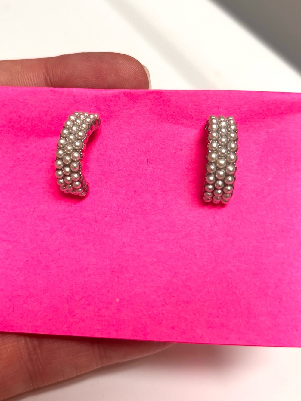 New  Beaded Hoop Earrings